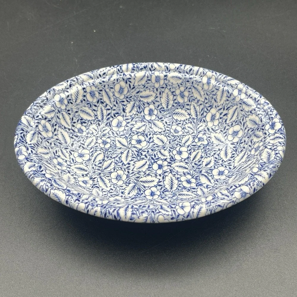Vintage Mason's‎ Crabtree & Evelyn London England Blue Floral Chintz Soap Dish